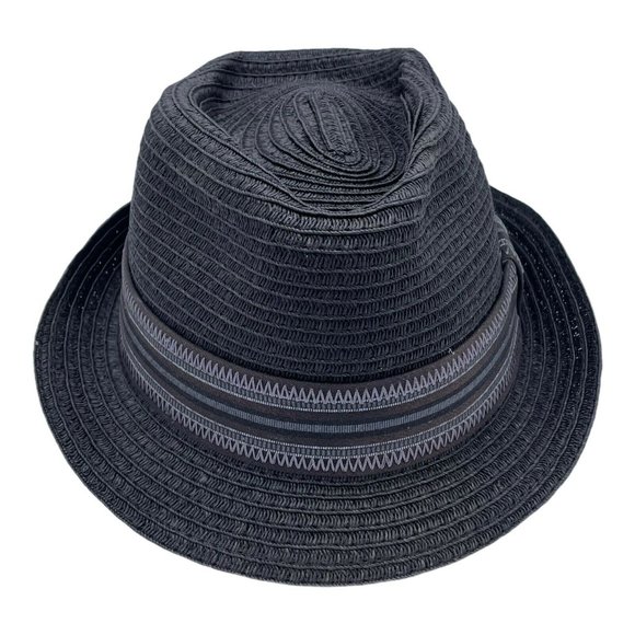 Oakley Cuban Fedora Black 7 1/4 Paper Straw - Picture 6 of 6